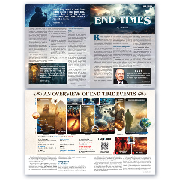 An Overview of End-Time Events - Bi-fold Chart