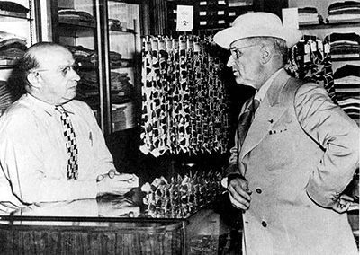 Eddie Jacobson with Harry Truman