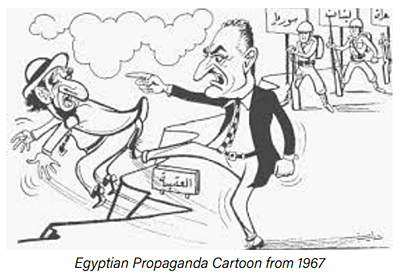 Egyptian Propaganda Cartoon from 1967