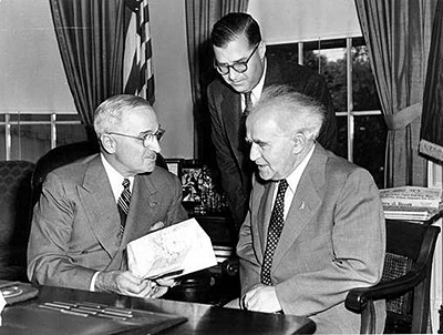 President Truman with David Ben-Gurion