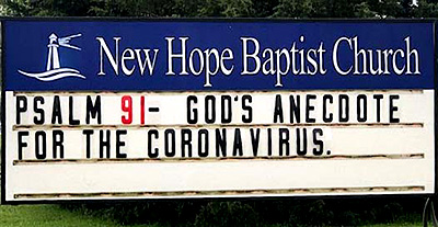 Psalm 91 God's Anecdote for the Coronavirus