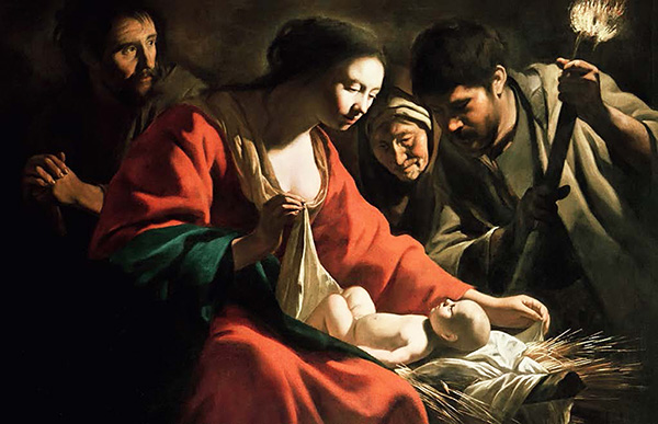 The Nativity by Lenain