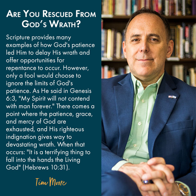 Are You Rescued From God's Wrath?