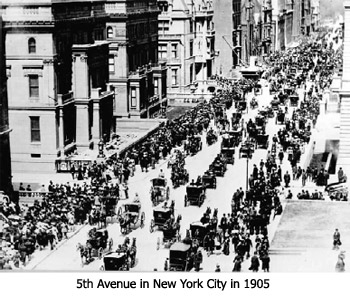 New York City in 1905