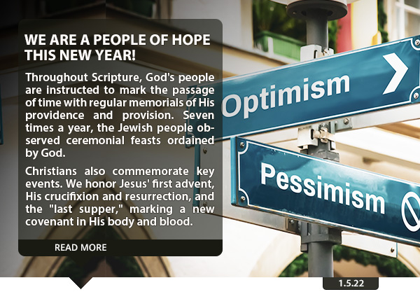 We Are a People of Hope this New Year!