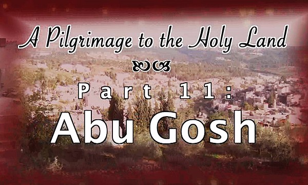 Pilgrimage 11 - Abu Gosh