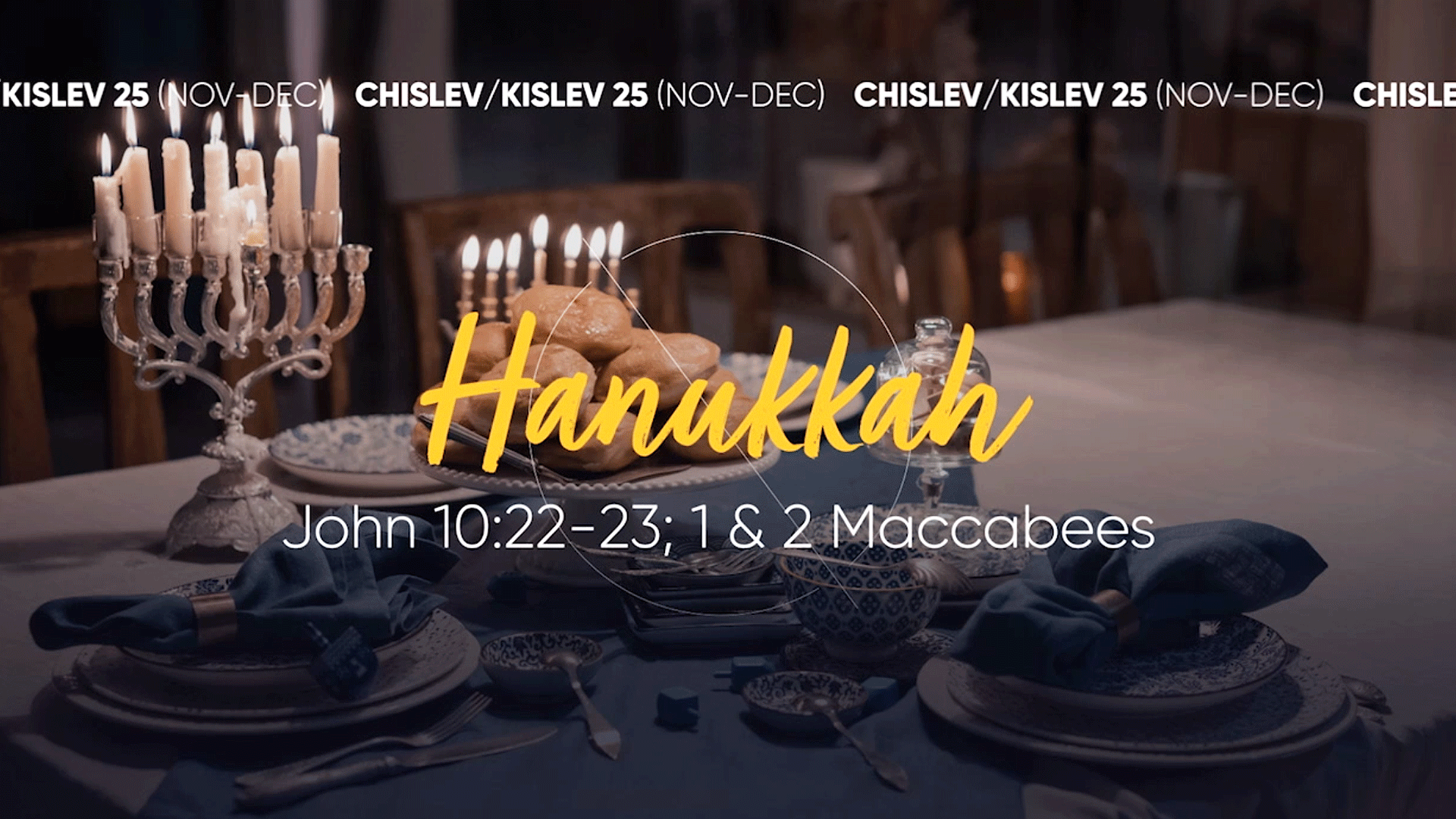 The Jewish Feasts of Hanukkah and Purim